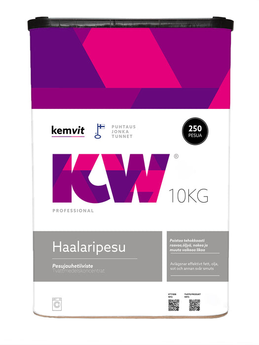 KW Haalaripesu 10kg pyykinpesujauhe
