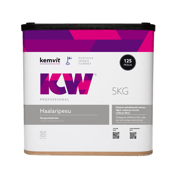 KW Haalaripesu 1x5kg pyykinpesujauhe