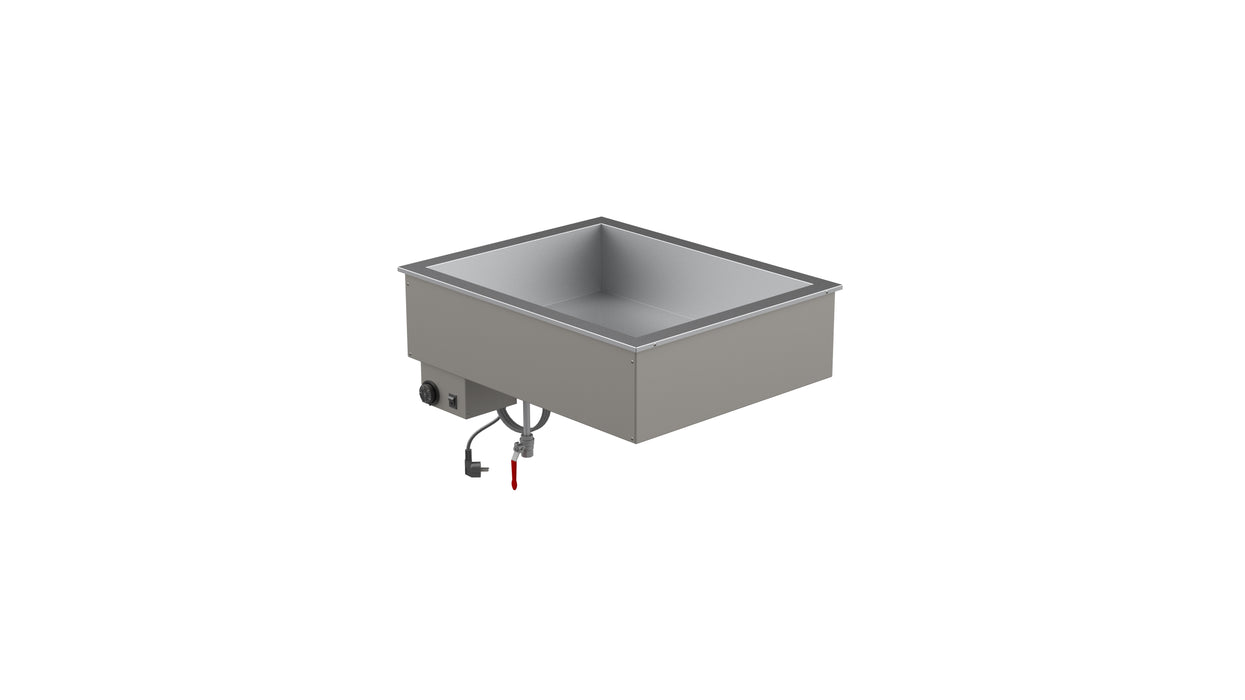 Drop-in lämpöhaude RESTMEC 2 x 1/1 GN astialle