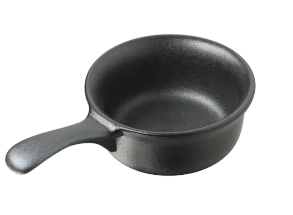 Kasari 20 cl musta, Ø 10,5 cm, cast iron style