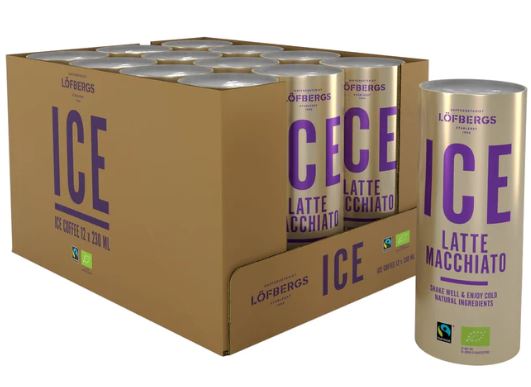 Löfbergs Ice Latte Macchiato 12x230 ml RK luomu