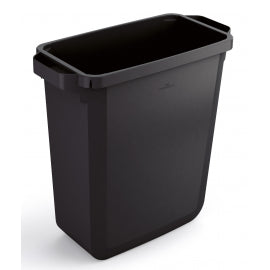 Durabin -muovisäiliö 60l , musta 59x28,2x60cm