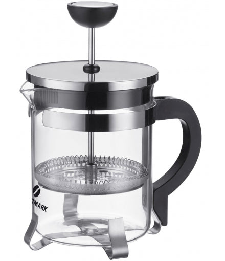 Brasilia-pressopannu 50 cl musta/hopea, lasi/rst