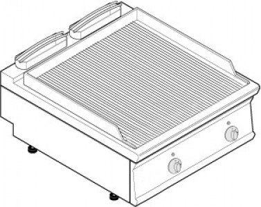 Sähkö-/vesigrillit 716045 GR 8E7 TECNOINOX