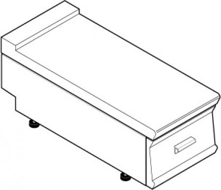 Työtaso vetolaatikolla TECNOINOX 796503 PNC 4LT 700-SARJA