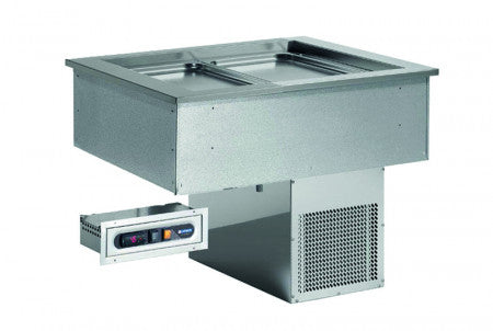 Drop-In Kylmäallas AFINOX Soul Plus Cold 2/1 Green