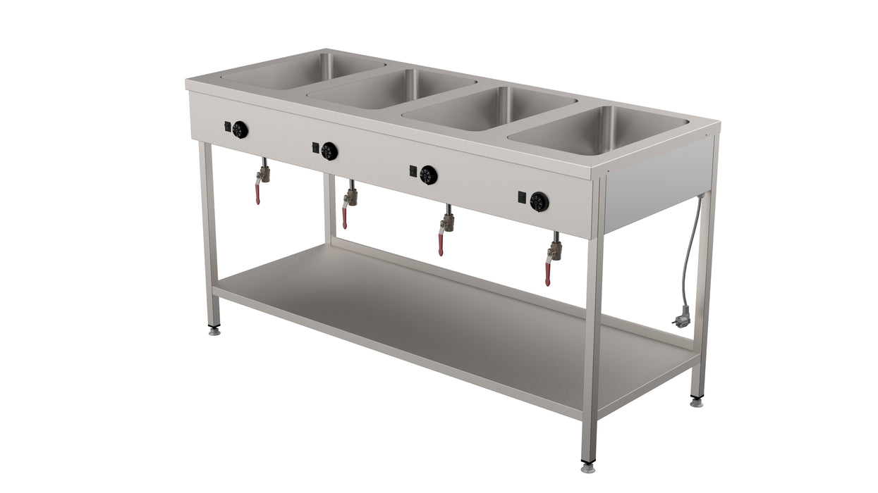 Lämpöhaude avojalustalla RESTMEC LHJ 1600/4
