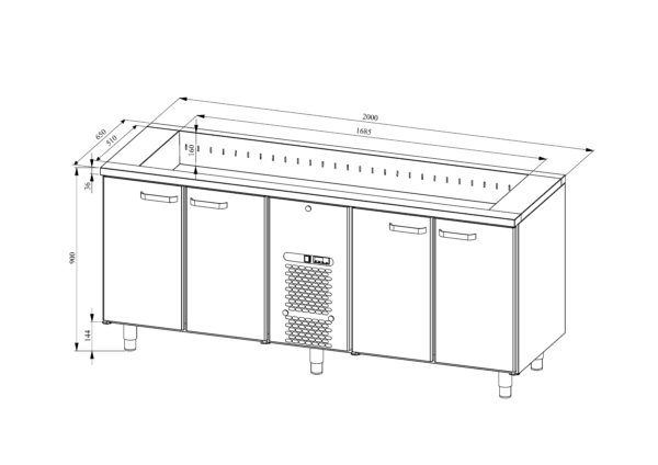 Pulloallas 4 ovea RESTMEC PA 2040