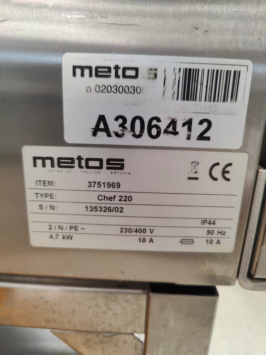 Paistouunitorni Metos Chef 240 + Metos Chef 220