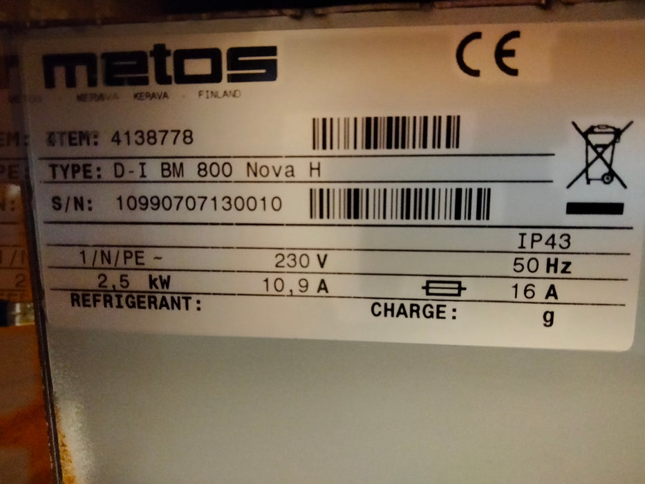 Lämpöbuffet Metos D -I BM 800 Nova H