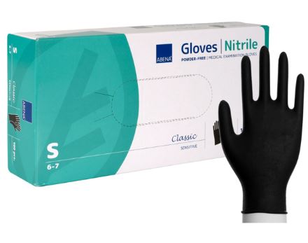 ABENA Classic nitriilikäsine S musta 100kpl