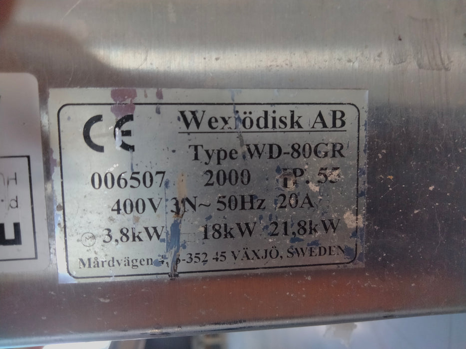 Käytetty Metos WD-80GR raepesukone