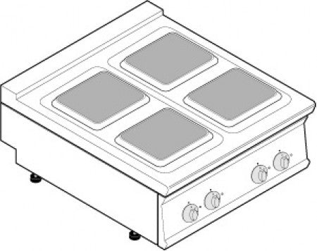 Sähköliesi TECNOINOX 716006 PCS 8E7