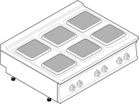 Sähköliesi TECNOINOX 716007 PCS 12E7