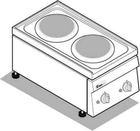 Sähköliesi TECNOINOX 116003 PC 35 E/6/2