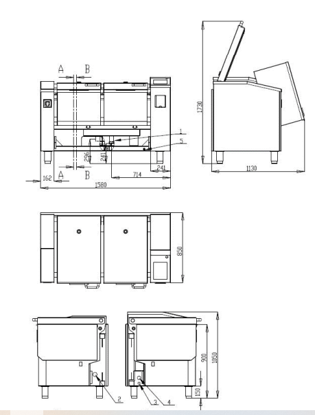 Monitoimipaistinpannu JIPA JUMP 101 DM (2x49 l)