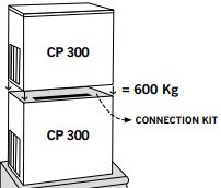 Lisäsäiliö Jääpalakoneelle CP300