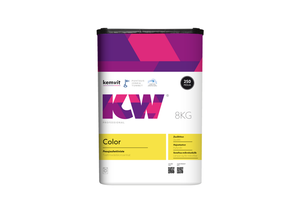 KW Color prof. 8kg pyykinpesujauhe