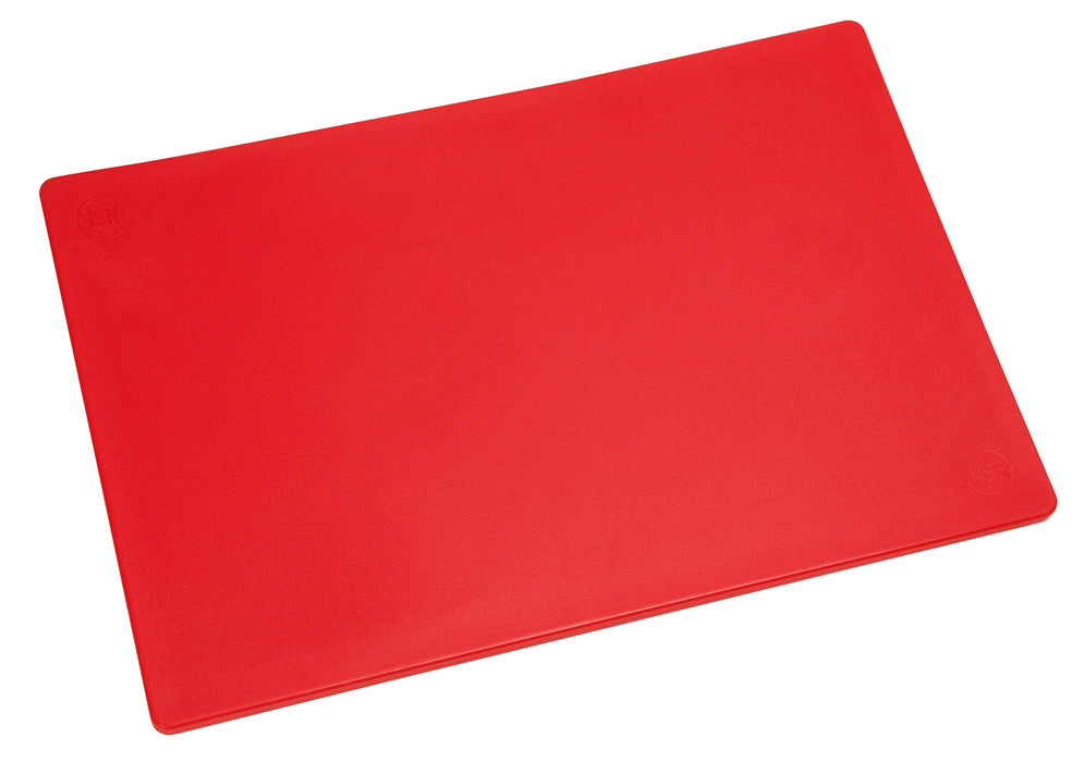 Leikkuulauta 45X30X1,2 cm, punainen, PE-muovi, pohjatassuilla